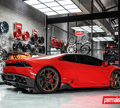 Фото дисков NOVITEC NL4 на Lamborghini Huracan
