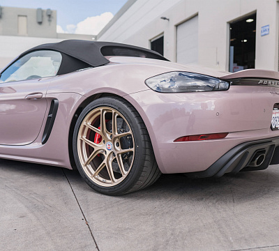 Фото дисков HRE R101 Lightweight на Porsche Boxster IV