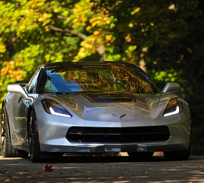 Фото дисков HRE P101 на Chevrolet Corvette C7
