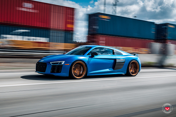 Фото дисков Vossen S21-01 Глянцевая медь на Audi R8 (4S)