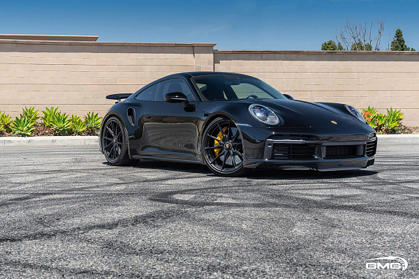 Фото дисков HRE P104SC Черный сатин на Porsche 911 VIII