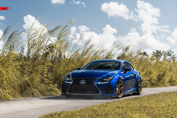 Фото дисков Anrky AN12 Сатиновое темное золото на Lexus RC