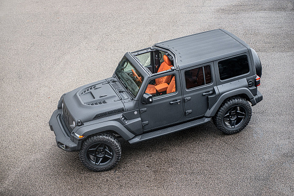 Фото дисков Kahn Mondial Heavy Duty RS Черный матовый на Jeep Wrangler IV (JL)