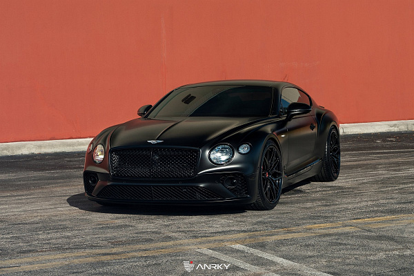 Фото дисков Anrky S1-X1 Черный глянец на Bentley Continental GT III