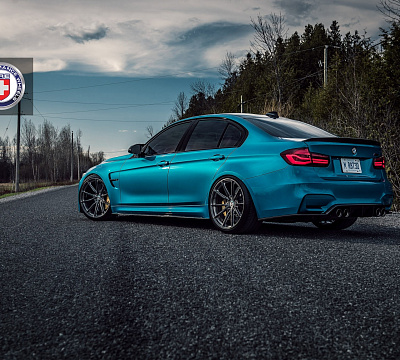 Фото дисков HRE P104SC на BMW 3/M3 (F3x/F80)