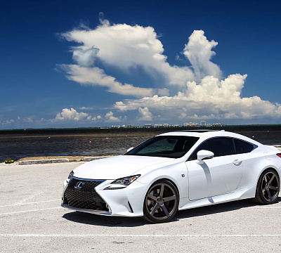 Фото дисков Vossen CV3 на Lexus RC