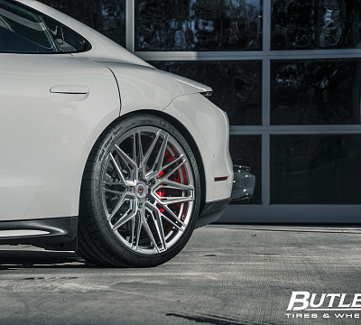 Фото дисков Vossen EVO-5R на Porsche Taycan I