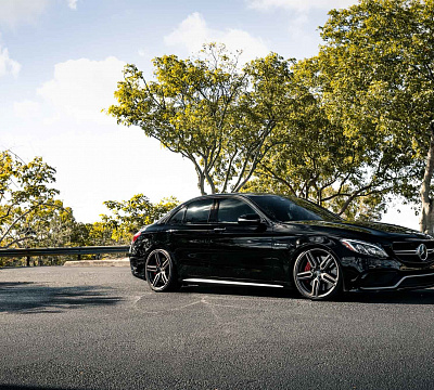 Фото дисков Vossen HF-1 на Mercedes-Benz C-Class (W205)
