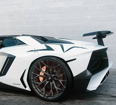Фото дисков Brixton Forged PF10 на Lamborghini Aventador