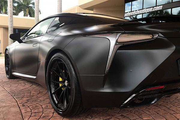 Фото дисков HRE S204 Черный сатин на Lexus LC 500