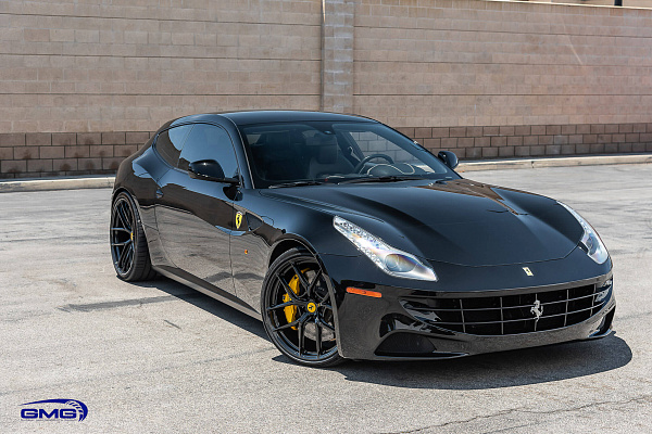 Фото дисков HRE P101SC Черный глянец на Ferrari FF