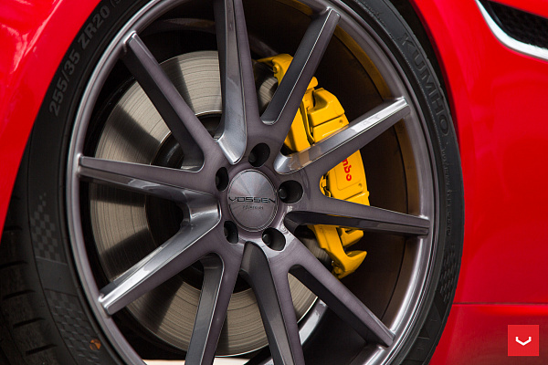 Фото дисков Vossen VFS-1 Глянцевый графит на Jaguar F-Type