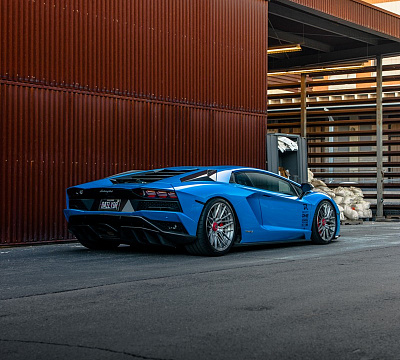 Фото дисков Brixton Forged VL4 на Lamborghini Aventador