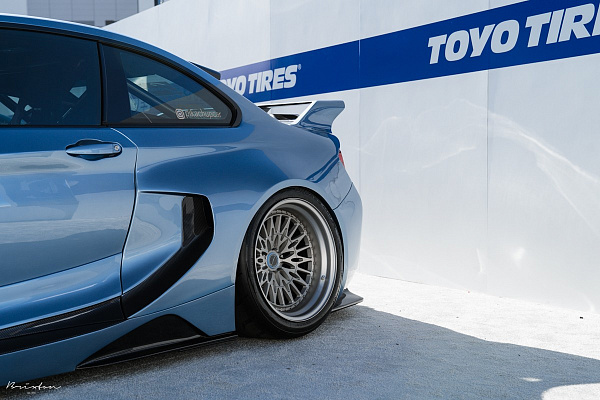 Фото дисков Brixton Forged HS1 Сатиновый лак на BMW 2/M2 (F22/F87)