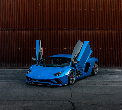 Фото дисков Brixton Forged VL4 на Lamborghini Aventador