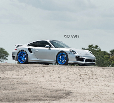 Фото дисков Strasse Wheels SV1 Deep Concave Monoblock на Porsche 911 VII