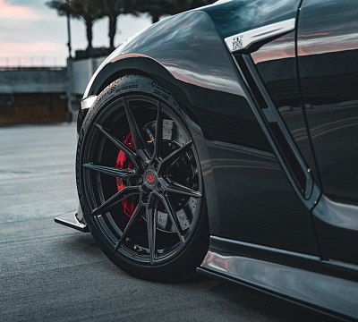 Фото дисков Vossen EVO-2R на Nissan GT-R
