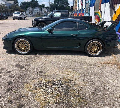 Фото дисков HRE 300 на Toyota Supra A80