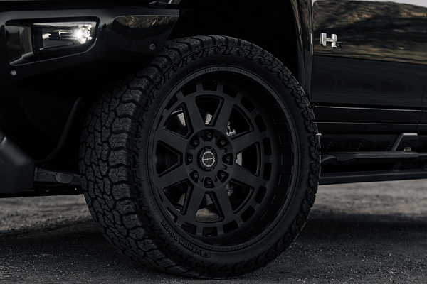 Фото дисков Brixton Forged BX01-M Черный матовый на GMC Hummer EV