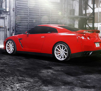 Фото дисков Vossen CVT на Nissan GT-R