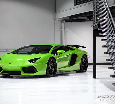 Фото дисков HRE P101 на Lamborghini Aventador