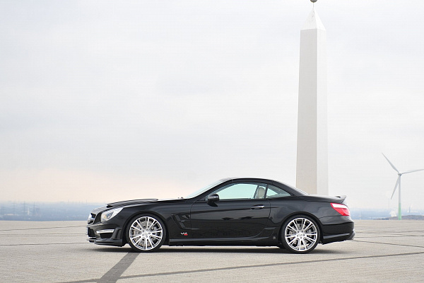 Фото дисков BRABUS Monoblock R (Platinum Edition) Глянцевый графит на Mercedes-Benz SL (R230)