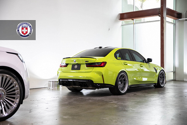 Фото дисков HRE 528 Сатиновый графит на BMW 3/M3 (G2x/G80)