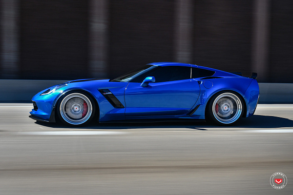 Фото дисков Vossen M-X1 (3-Piece) Глянцевый лак на Chevrolet Corvette C7