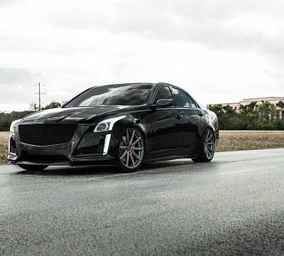 Фото дисков Vossen VFS-10 на Cadillac CTS III