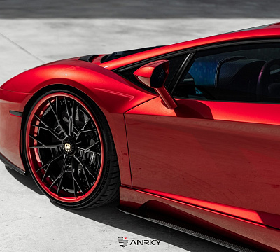 Фото дисков Anrky S3-X5 на Lamborghini Aventador
