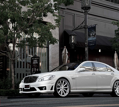 Фото дисков Vossen CV1 на Mercedes-Benz S-Class (W221)