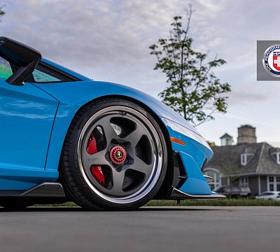 Фото дисков HRE 527 на Lamborghini Aventador