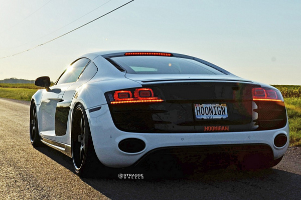Фото дисков Strasse Wheels S5 Signature Черный сатин на Audi R8 (Typ 42)