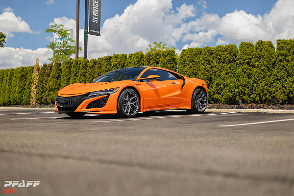 Фото дисков HRE P101SC Сатиновый графит на Acura NSX II