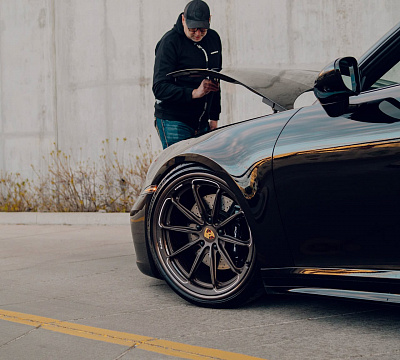 Фото дисков Brixton Forged R11-RS на Porsche 911 VIII
