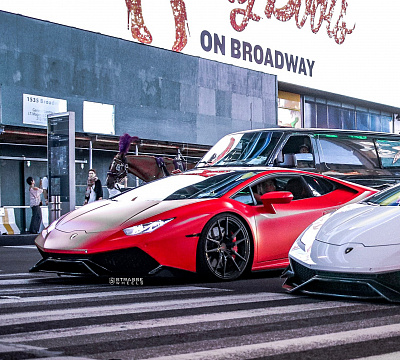 Фото дисков Strasse Wheels SV1 Deep Concave Monoblock на Lamborghini Huracan