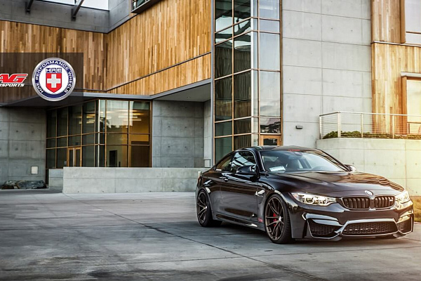 Фото дисков HRE P104 Сатиновая бронза на BMW 4/M4 (F32/F82)