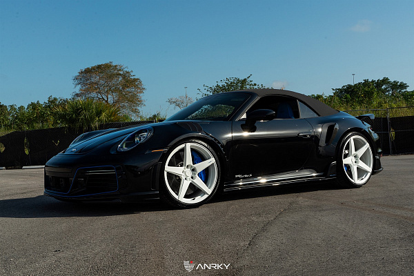 Фото дисков Anrky RS5.1 Белый глянец на Porsche 911 VIII