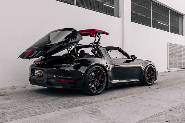 Фото дисков Brixton Forged CM5-RS Черный матовый на Porsche 911 VIII