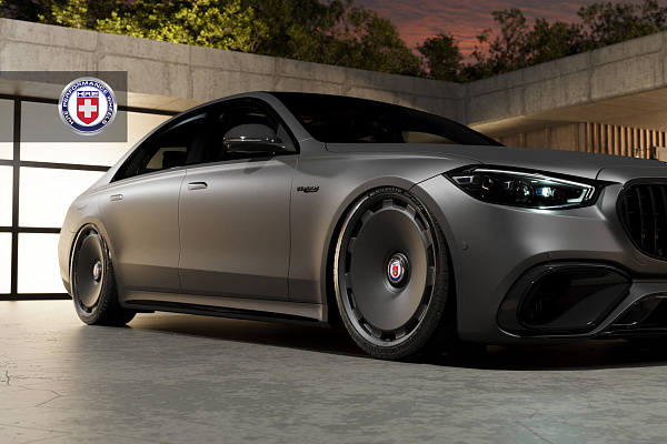 Фото дисков HRE L108M Черный сатин на Mercedes-Benz S-Class (W223)