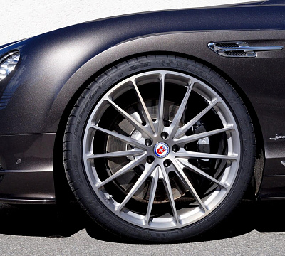Фото дисков HRE P103 на Bentley Continental GT II