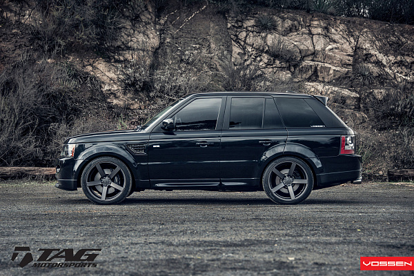 Фото дисков Vossen CV3 Сатиновый графит на Range Rover Sport I