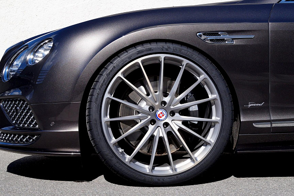 Фото дисков HRE P103 Сатиновый тонированный лак на Bentley Continental GT II