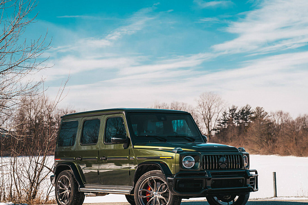 Фото дисков HRE P201 Сатиновый темный лак на Mercedes-Benz G-Class III