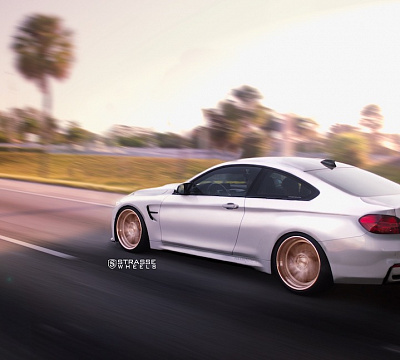 Фото дисков Strasse Wheels SV2T Deep Concave FS на BMW 4/M4 (F32/F82)