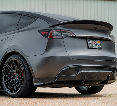 Фото дисков Vossen HF-7 на Tesla Model Y