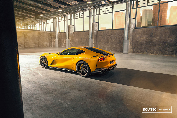 Фото дисков NOVITEC NF8 Матовый графит на Ferrari 812