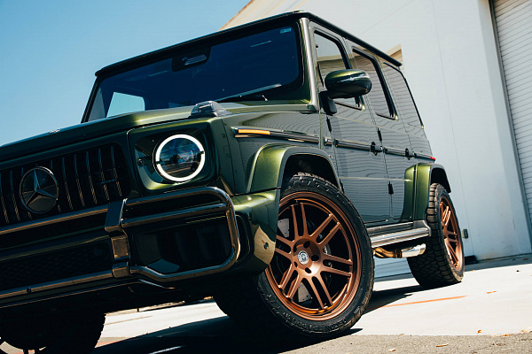 Фото дисков HRE 312 GTS Сатиновая бронза на Mercedes-Benz G-Class III