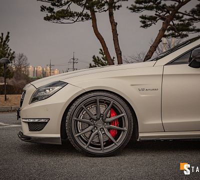 Фото дисков Vossen HF-3 на Mercedes-Benz CLS (C218)