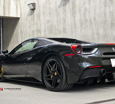 Фото дисков Anrky S1-X3 на Ferrari 488